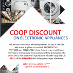 Coop Discount On Electronic Appliances